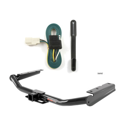 2014 - 2019 Toyota Highlander Curt 2", Class 3 Trailer Tow Hitch + 4-flat Wiring Kit 13200-7
