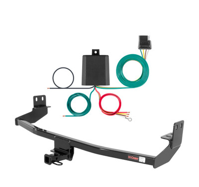 2000 Chrysler PT Cruiser Curt 1-1/4", Class 1 Trailer Tow Hitch + 4-flat Wiring Kit 11132