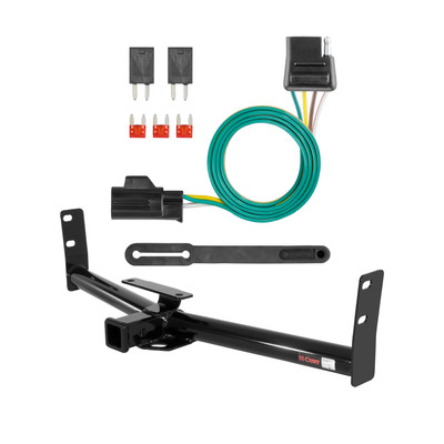 2007 - 2009 Chevrolet Equinox Curt 2", Class 3 Trailer Tow Hitch + 4-flat Wiring Kit 13591