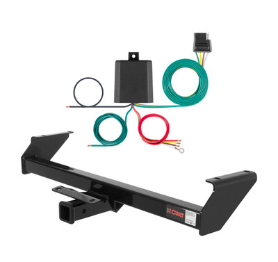 2003 - 2006 Toyota Tundra #13180 will not fit with towable bumper mount Curt 2", Class 3 Trailer Tow Hitch + 4-flat Wiring Kit 13180