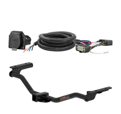 2011 - 2019 Ford Explorer Curt 2", Class 3 Trailer Tow Hitch + 7-way Wiring Kit 13386