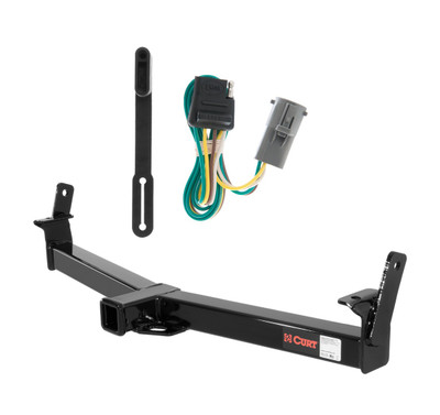 1995 - 2001 Ford Explorer Curt 2", Class 3 Trailer Tow Hitch + 4-flat Wiring Kit 13033