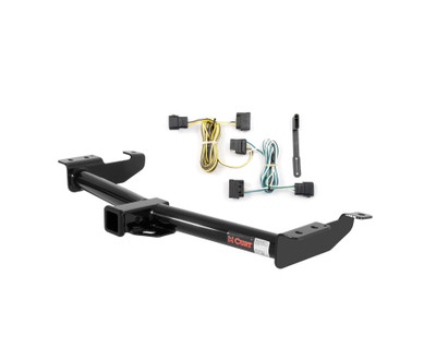 00 - 14 Ford E-150 Curt 2", Class 3 Trailer Tow Hitch + 4-flat Wiring Kit 13055