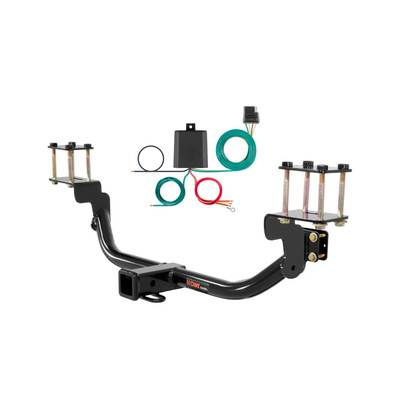 13 - 15 Mercedes-Benz GLK250 Curt 2", Class 3 Trailer Tow Hitch + 4-flat Wiring Kit 13155