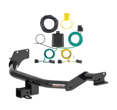 2023 - 2025 Kia Telluride Excluding LX or S Curt 2", Class 3 Trailer Tow Hitch + 4-flat Wiring Kit 13420