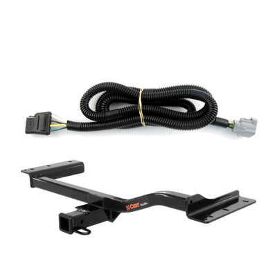 2010 - 2012 Lexus RX350 Curt 2", Class 3 Trailer Tow Hitch + 4-flat Wiring Kit 13143