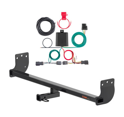 2021 - 2026 Kia Seltos Curt 1-1/4", Class 1 Trailer Tow Hitch + 4-flat Wiring Kit 11578