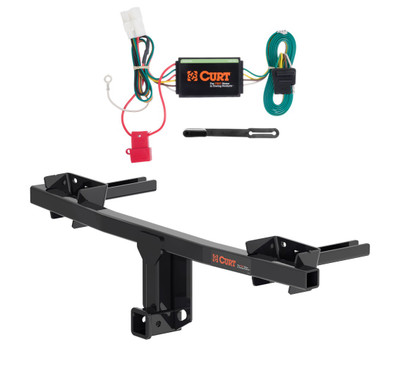 2019 - 2026 Subaru Forester Curt 2", Class 3 Trailer Tow Hitch + 4-flat Wiring Kit 13459