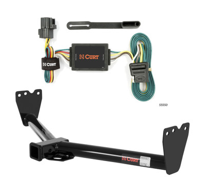 2003 - 2006 Kia Sorento Curt 2", Class 3 Trailer Tow Hitch + 4-flat Wiring Kit 13513