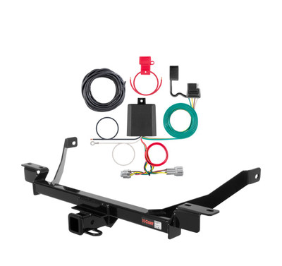 1999 - 2002 Mercury Villager Curt 2", Class 3 Trailer Tow Hitch + 4-flat Wiring Kit 13572