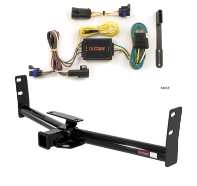 2002 - 2007 Saturn Vue Curt 2", Class 3 Trailer Tow Hitch + 4-flat Wiring Kit 13591