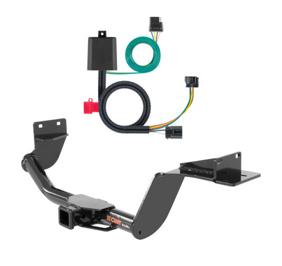 2016 - 2020 Kia Sorento Curt 2", Class 3 Trailer Tow Hitch + 4-flat Wiring Kit 13195