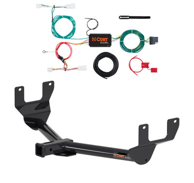 2015 - 2017 Lexus NX200t Curt 2", Class 3 Trailer Tow Hitch + 4-flat Wiring Kit 13337
