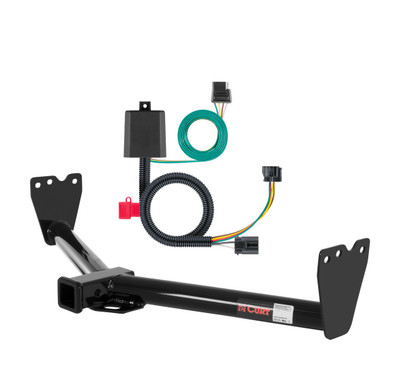 2007 - 2009 Kia Sorento Curt 2", Class 3 Trailer Tow Hitch + 4-flat Wiring Kit 13513