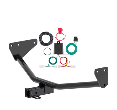 2023 - 2026 Mitsubishi Outlander Phev Curt 2", Class 3 Trailer Tow Hitch + 4-flat Wiring Kit 13566