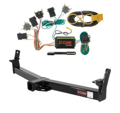 1996 - 2001 Mercury Mountaineer Curt 2", Class 3 Trailer Tow Hitch + 4-flat Wiring Kit 13033