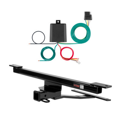 2006 - 2007 Mercedes-Benz R500 Curt 2", Class 3 Trailer Tow Hitch + 4-flat Wiring Kit 13103