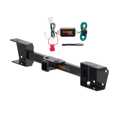 19 - 24 Subaru Ascent Curt 2", Class 3 Trailer Tow Hitch + 4-flat Wiring Kit 13448