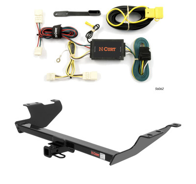 2008 - 2010 Scion xB Curt 1-1/4", Class 2 Trailer Tow Hitch + 4-flat Wiring Kit 12490