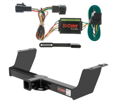 1994 - 2009 Mazda B4000 2000 - 2005 models are no drill Curt 2", Class 3 Trailer Tow Hitch + 4-flat Wiring Kit 13019