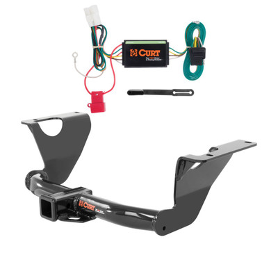 2014 - 2019 Subaru Outback Wagon Curt 2", Class 3 Trailer Tow Hitch + 4-flat Wiring Kit 13206