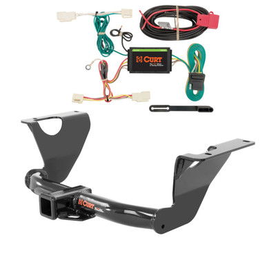 2015 - 2019 Subaru Legacy Sedan Curt 2", Class 3 Trailer Tow Hitch + 4-flat Wiring Kit 13390