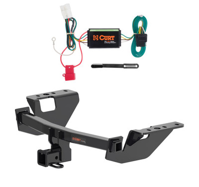 2014 - 2018 Subaru Forester Curt 2", Class 3 Trailer Tow Hitch + 4-flat Wiring Kit 13435