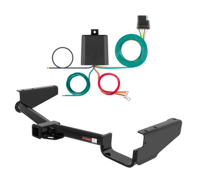2006 - 2008 Lexus RX400h Curt 2", Class 3 Trailer Tow Hitch + 4-flat Wiring Kit 13530