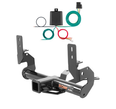 2009 - 2018 Pontiac Macan Curt 2", Class 3 Trailer Tow Hitch + 4-flat Wiring Kit 13136