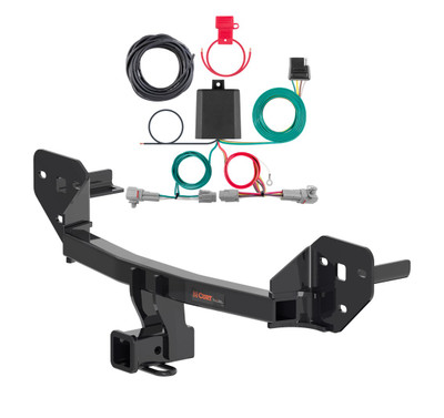 2020 - 2025 Subaru Legacy Sedan Curt 2", Class 3 Trailer Tow Hitch + 4-flat Wiring Kit 13494