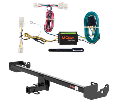 2011 - 2014 Scion xD Curt 1-1/4", Class 1 Trailer Tow Hitch + 4-flat Wiring Kit 11134