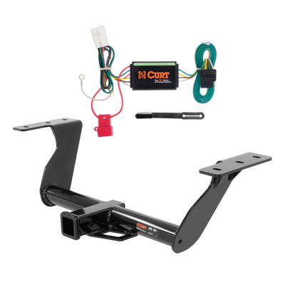 14 - 18 Subaru Forester Curt 2", Class 3 Trailer Tow Hitch + 4-flat Wiring Kit 13144