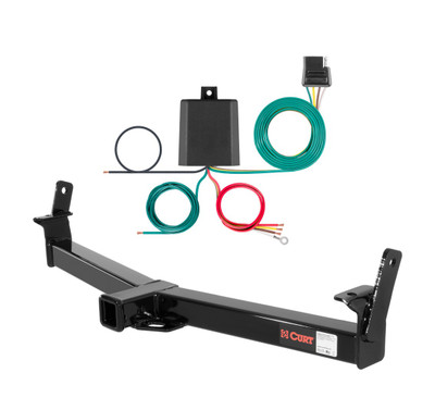 1991 - 1994 Mazda Navajo Curt 2", Class 3 Trailer Tow Hitch + 4-flat Wiring Kit 13033