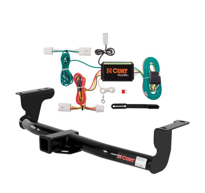 2009 - 2014 Nissan Murano Excluding Crosscabriolet Curt 2", Class 3 Trailer Tow Hitch + 4-flat Wiring Kit 13577