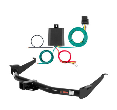 2004 Nissan Pathfinder Armada Curt 2", Class 3 Trailer Tow Hitch + 4-flat Wiring Kit 13188