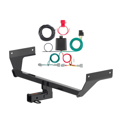 2021 - 2026 Nissan Rogue Curt 2", Class 3 Trailer Tow Hitch + 4-flat Wiring Kit 13471