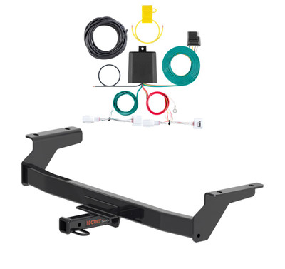 2020 - 2026 Mazda CX-30 Curt 1-1/4", Class 1 Trailer Tow Hitch + 4-flat Wiring Kit 11599