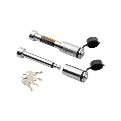 Draw-tite Trailer Hitch Lock, Fits 2 in. Receiver, 5/8 in. to 3/4 in. Pin Diameter, Combo Lock Set, Keyed Alike