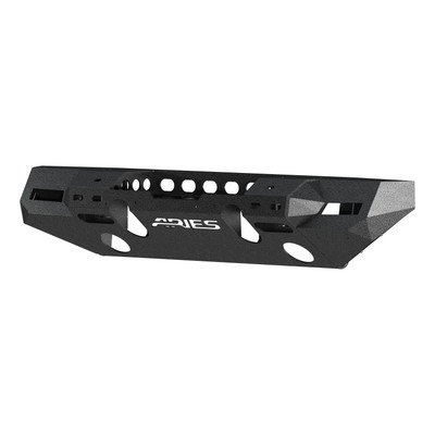 ARIES 2082076 TrailChaser Black Aluminum Front Bumper with Winch Mount, Select Jeep Wrangler JL, Gladiator