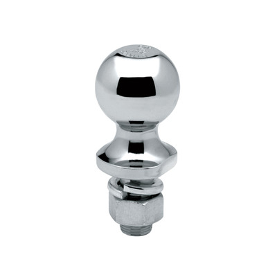 Draw-tite Trailer Hitch Ball, 1-7/8 in. Diameter, 2,000 lbs. Capacity, 3/4 in. Shank Dia, 3-3/8 in. Shank Length, Chrome