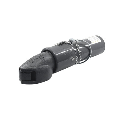 Bulldog 5,000 lbs Collar-Lok  Straight Coupler, 2 in. Diameter, 1-3/4 in. I.D. Round Channel BD028242