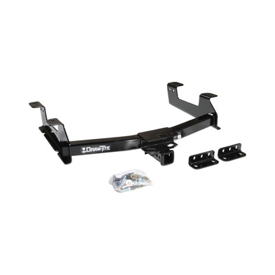 Draw-tite Class 4 Trailer Hitch, 2" Square Receiver, Black for Select Chevrolet Silverado 2500 HD, Chevrolet Silverado 3500 HD, GMC Sierra 2500 HD, GMC Sierra 3500 HD 75707