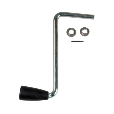 Bulldog Trailer Jack Accessory, Sidewind Crank Assembly for 190's, Black