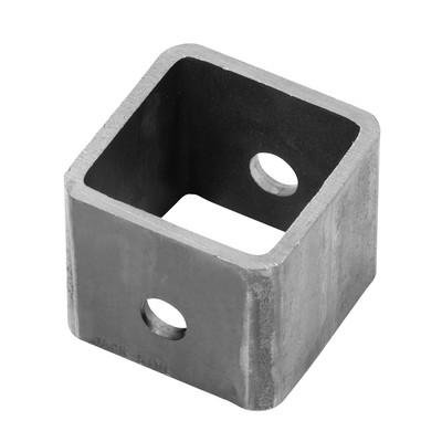 Bulldog Trailer Jack Accessory, Jack Accessory, Swivel Trailer Mount, Square Tube Male Weld-On for 5/8" Pull Pin, for 150's, 170's & 190's