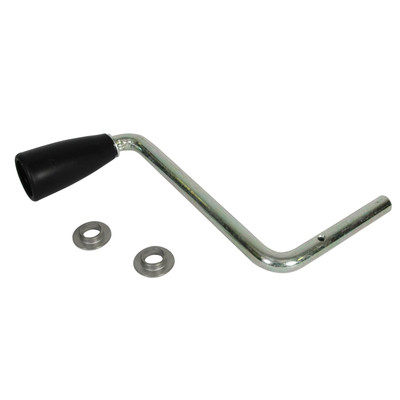Bulldog Trailer Jack Accessory, Sidewind Crank Assembly for 170's w/Black Knob