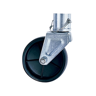 BULLDOG Trailer Jack Accessory, Tongue Jack Caster w/6 in. Wheel & Pin/Clip, for 2,000-5,000 lbs. Jacks 500245