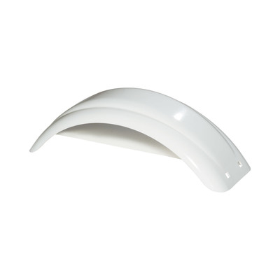Fulton 12 in. Top & Side Step Black Trailer Fender FL008540