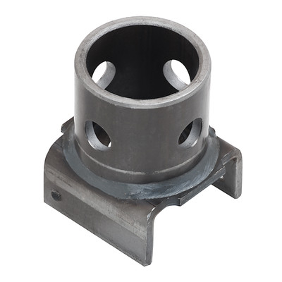 Bulldog Trailer Jack Accessory, Jack Accessory, Swivel Trailer Mount, Round Tube Male Weld-On U-Bracket for 5/8 in. Pull Pin