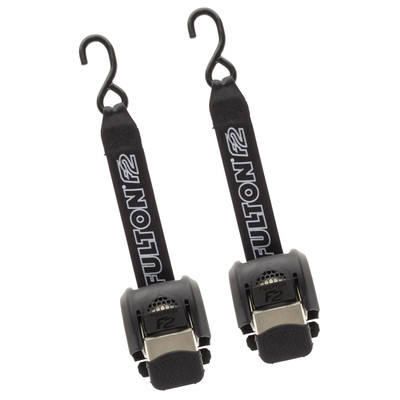 Fulton F2  Retractable Transom Tie Downs, Stainless Steel (2 pack)