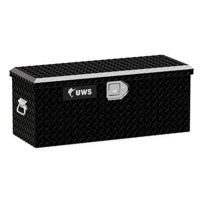 UWS Gloss Black Aluminum ATV Tool Box ATV-BLK